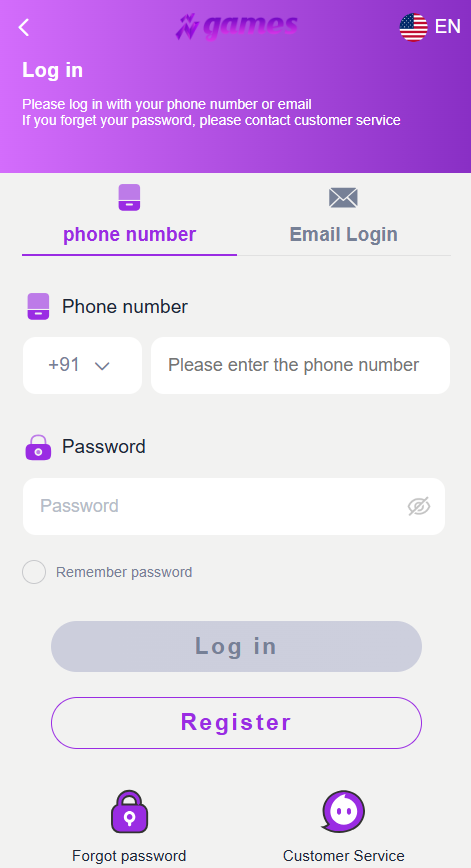 NN Games Login